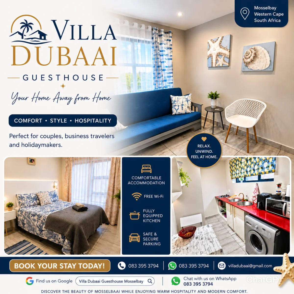 Villa Dubaai Guesthouse interior